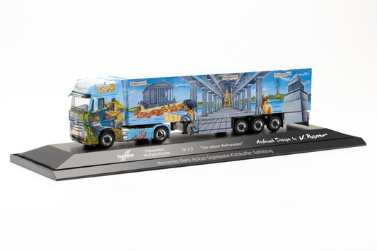 Herpa MB Actros '18 Refrigerated Box Semitrailer 3.2 Schumacher HA122214 HO Gauge