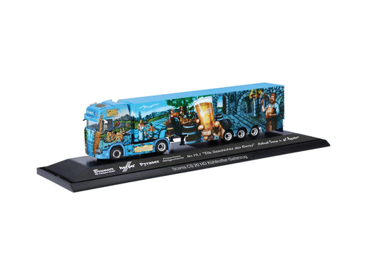 Herpa Scania CS 20 Refrigerated Box Semitrailer PB Transporte HA122368 HO Gauge