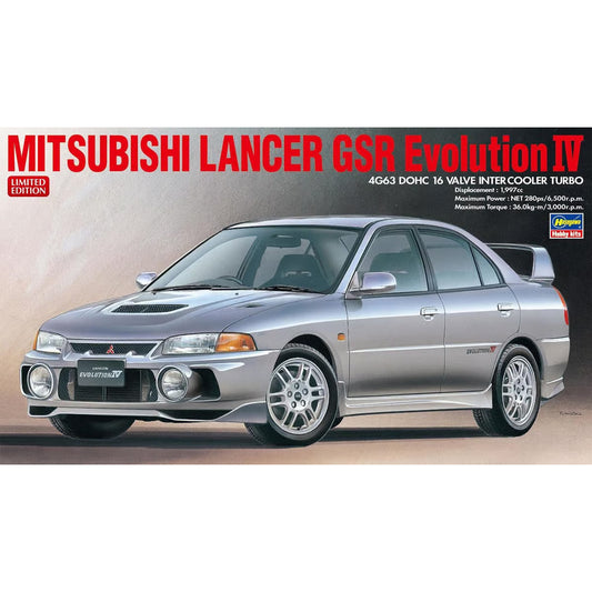 Hasegawa 20726 Mitsubishi Lancer GSR Evolution IV 1:24 Model Kit