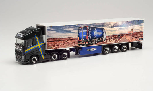 Herpa 314145 Volvo FH GI XL 6x2 Refrigerated Semitrailer Hawthorns HO