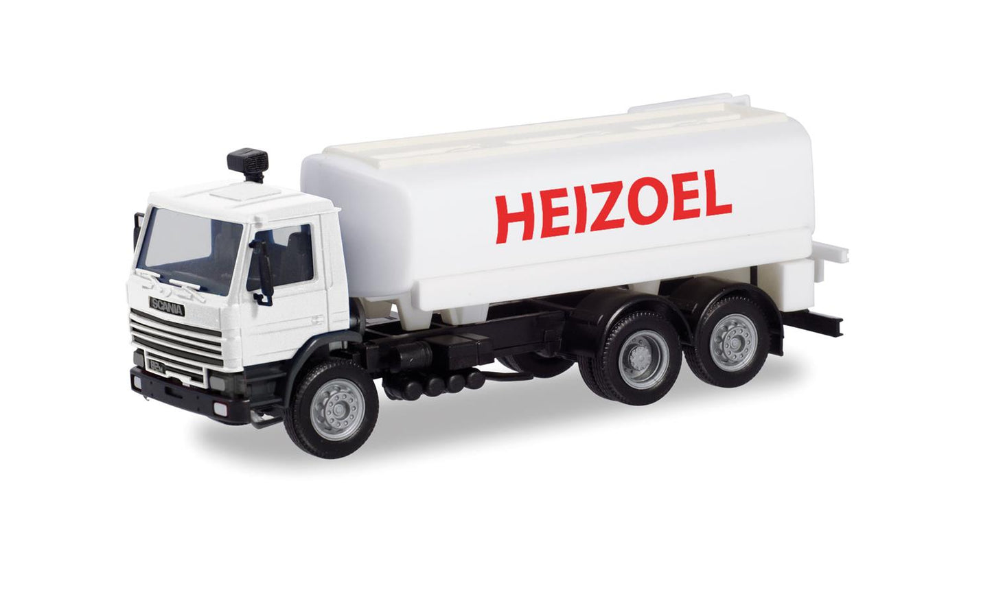 Herpa Basic Scania 112 Tanker Heizoel HA314978 HO Gauge