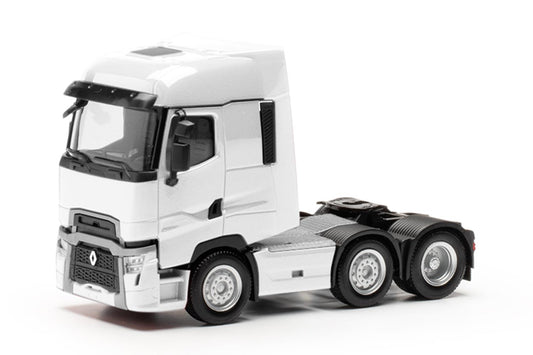 Herpa Renault T Facelift 3 Axle Tractor Unit White HO Gauge 315104-003