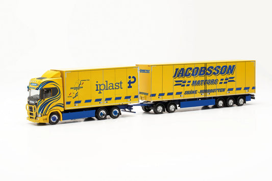 Herpa Scania CS20 HD Swedish Combitrailer Jacobsson HO Gauge HA316286