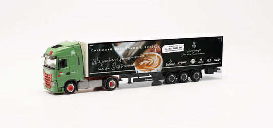 Herpa Iveco S-Way Curtain Canvas Semitrailer Wandt/Dallmayr HA316910 HO Gauge