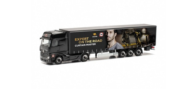 Herpa MB Actros Gigaspace Curtain Canvas Semitrailer Wielton/TIP HO HA316927