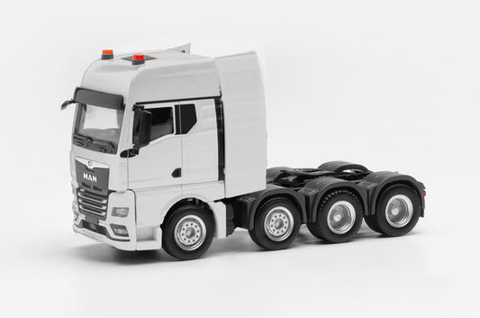 Herpa MAN TGX GX Heavy Duty Tractor Unit Air Suspended White HO Gauge HA316958