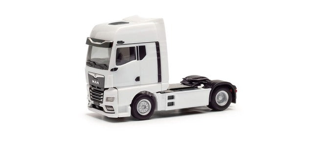 Herpa MAN eTGX Rigid Tractor Unit White HO Gauge HA317108