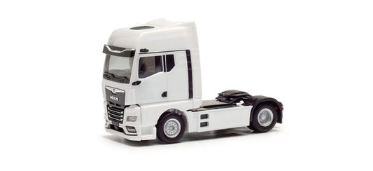 Herpa MAN eTGX Rigid Tractor Unit White HO Gauge HA317108