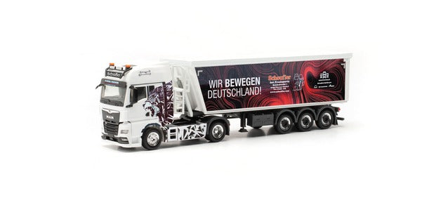 Herpa MAN TGX Dump Semitrailer Scheufler/Wir Bewegen Deutschland HO HA317153