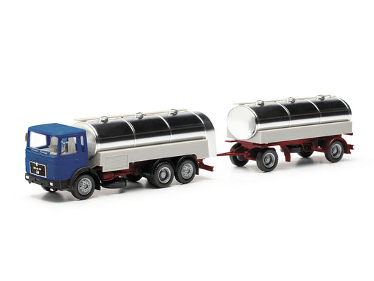 Herpa Basic MAN FB Milk Tank & Trailer HO Gauge HA317238