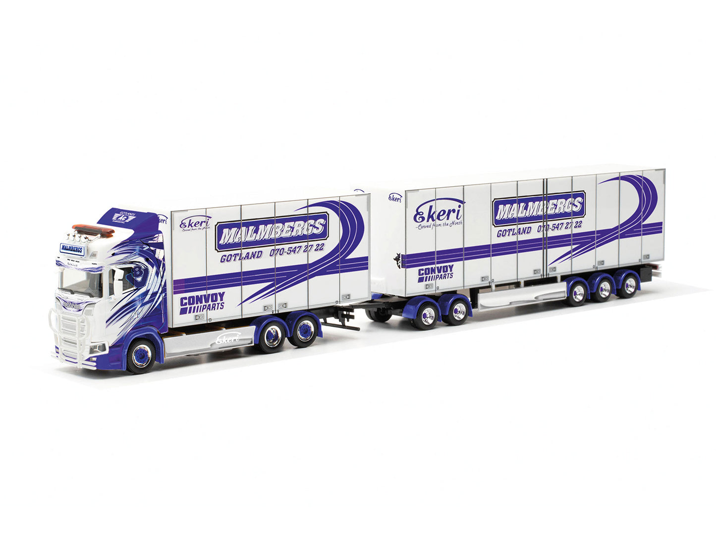 Herpa Scania CS 20 HD Swedish Box Truck Malmbergs Aken HO Gauge HA317290