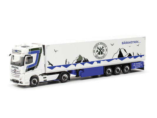 Herpa MB Actros '18 Gigaspace Refrigerated Semitrailer TrioTrans HO HA317320