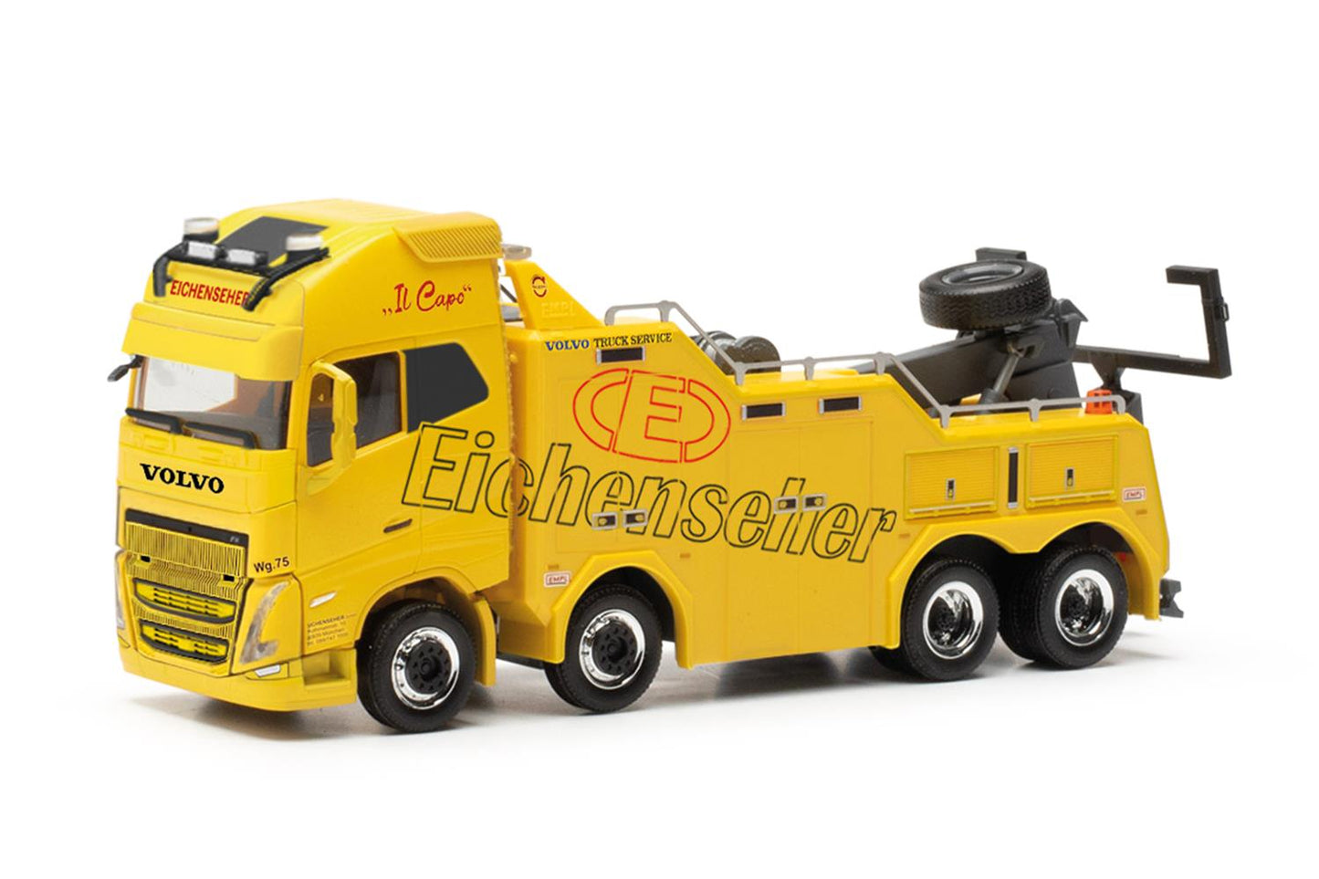 Herpa Volvo FH16 GI. XL 2020 EMPL Recovery Vehicle Eichenseher HO Gauge 317740