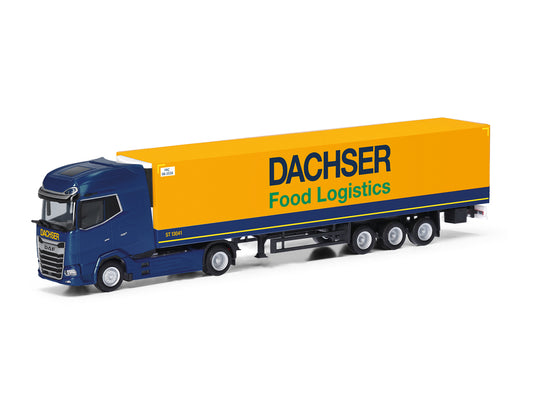 Herpa DAF XG+ Refrigerated Box Semitrailer Dachser Food Logistic 318099 HO Gauge