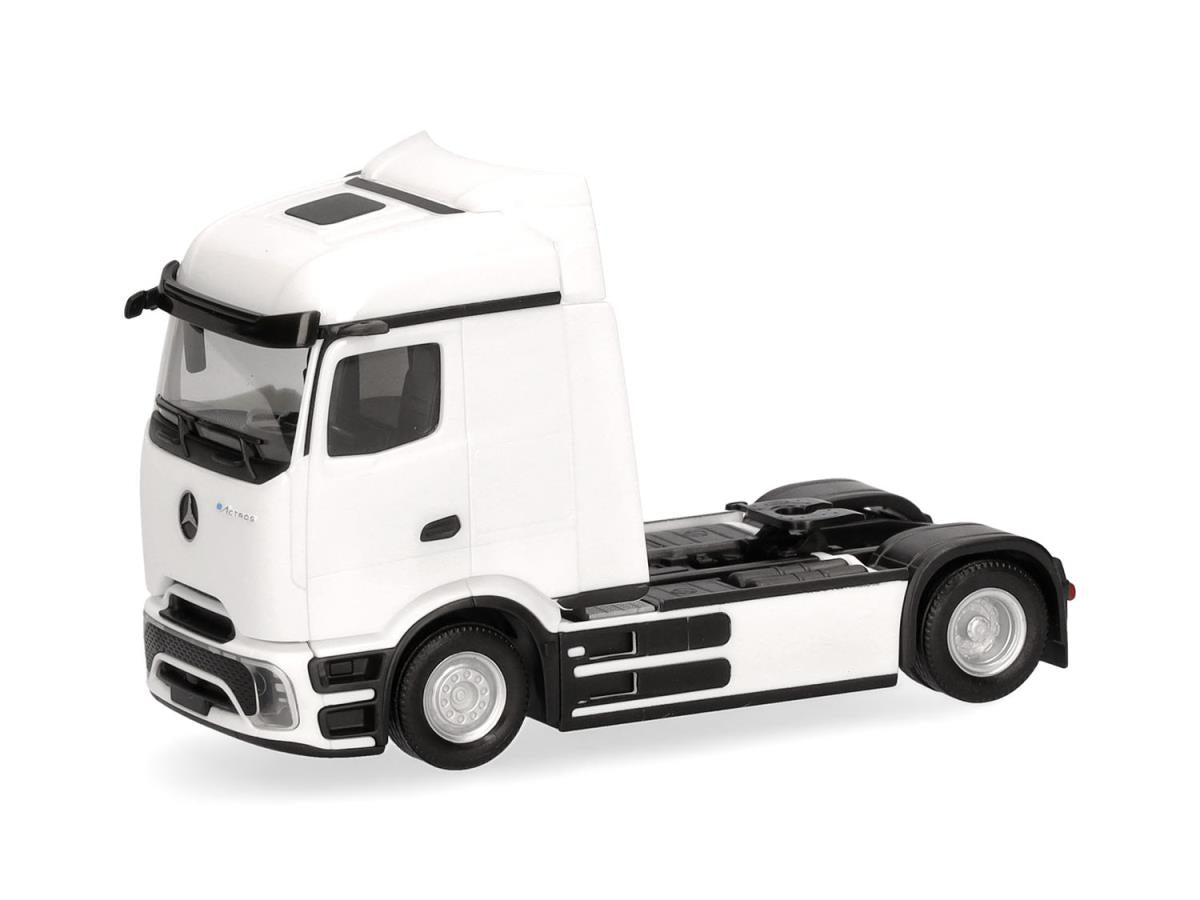 Herpa MB eActros 600 Procabin Sspace 2 Axle Rigid Tractor White HA318204-002 HO