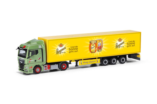Herpa 318266 MAN TGX GM Box Semitrailer Truck Wandt/Langnese HO Gauge