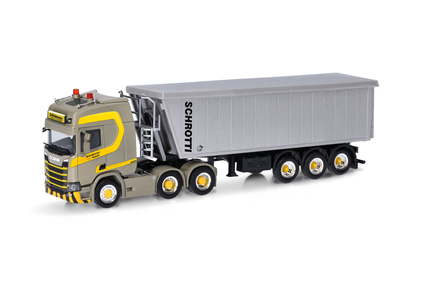 Herpa 318471 Scania CR 20 HD Semitrailer Truck Dornbierer HO Gauge