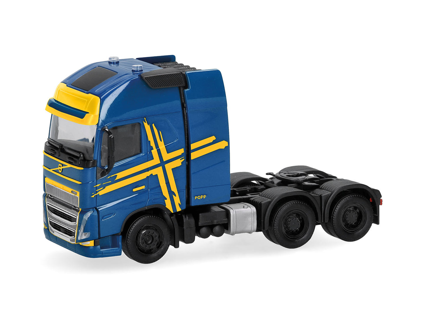 Herpa Volvo FH 16 GL XL 2020 Rigid Tractor w/Tower 3 Axle Blue HA318624-003