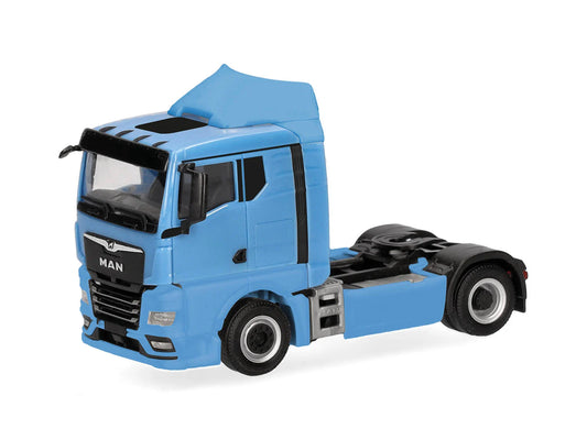 Herpa MAN TGX GN 2 Axle Rigid Tractor Light Blue HA318709 HO Gauge