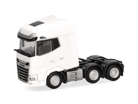 Herpa DAF XG+ 3 Axle (6x2) Rigid Tractor White HA318990 HO Gauge