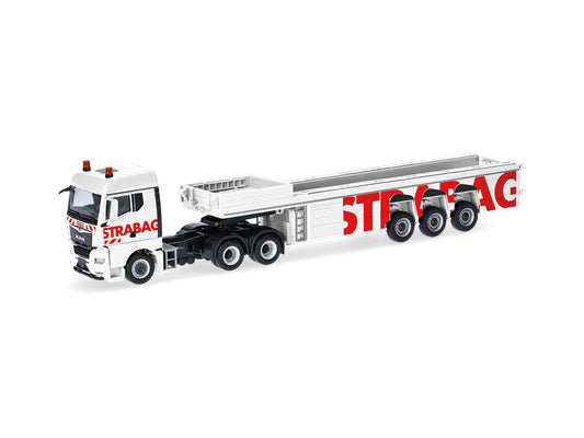Herpa MAN TGX GM Concrete Parts Semitrailer Strabag HA319270 HO Gauge