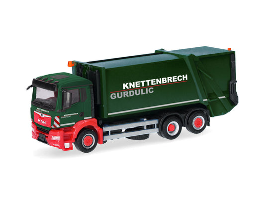 Herpa MAN TGS NN Refuse Collection Vehicle Knettenbrech Gurdulic 319379 HO Gauge