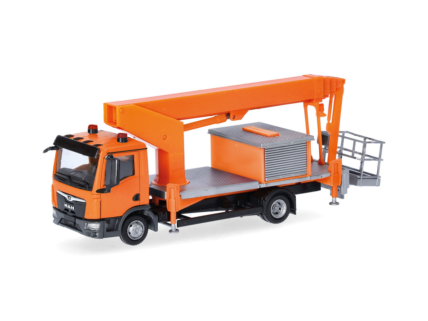 Herpa MAN TGL CC TK310 Aerial Lift Vehicle Municipal Orange HA319584 HO Gauge
