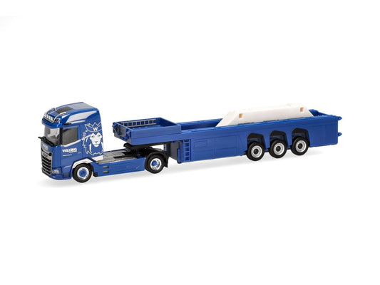 Herpa DAF XG Concrete Parts Semitrailer Wilking Transporte HA319690 HO Gauge
