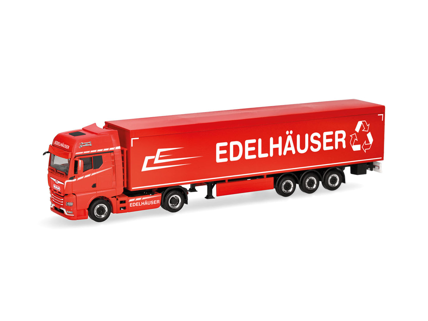 Herpa MAN TGX GX Walking Floor Semitrailer Edelhauser HA319799 HO Gauge