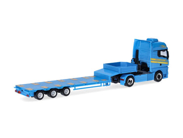 Herpa MAN TGX GX Semi Lowboy Semitrailer Zillner HA320047 HO Gauge
