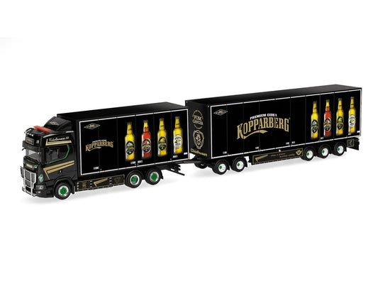 Herpa Scania CS 20 HD High Roof Swedish Box Truck Kopparberg HA320870 HO Gauge