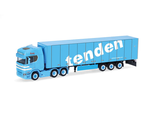 Herpa Scania CR 20 High Roof Refrigerated Box Semitrailer Tenden HA321143 HO