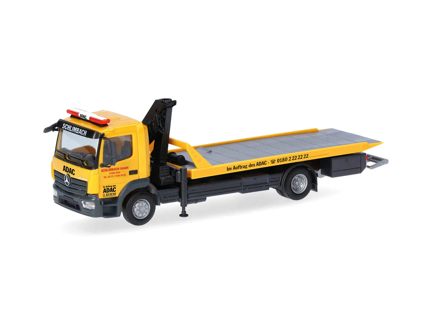 Herpa MB Atego 13 Tow Truck ADAX Schlimbach HA321273 HO Gauge
