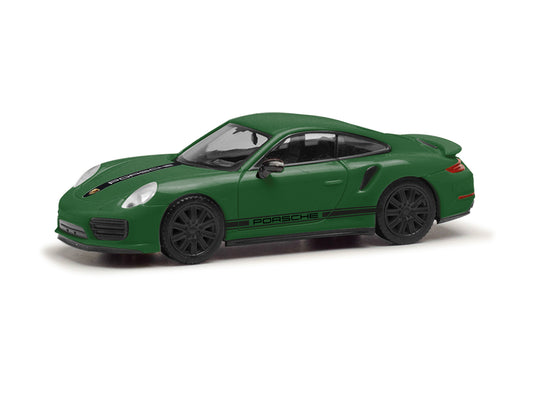 Herpa Porsche 911 (991) Turbo British Racing Green HA420358 HO Gauge
