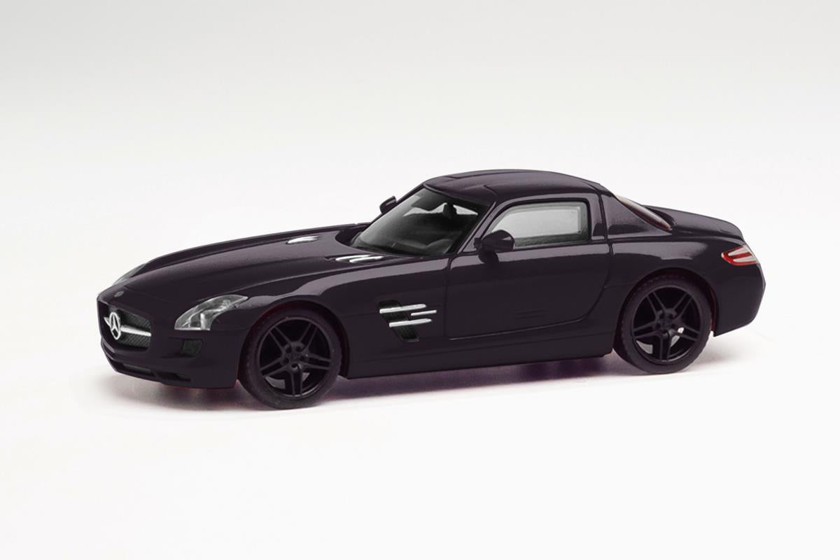 Herpa Mercedes Benz SLS AMG Black HA420501-002 HO Gauge