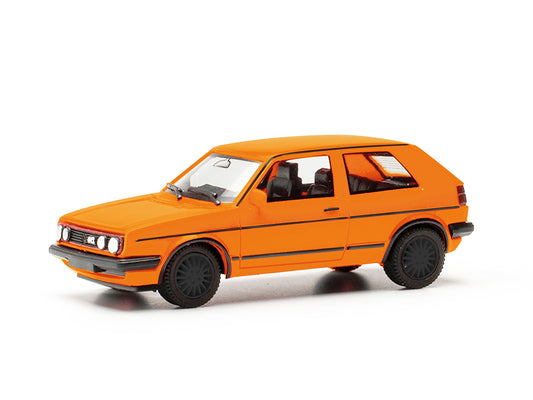 Herpa VW Golf II GTi Deep Orange HA420846-003 HO Gauge