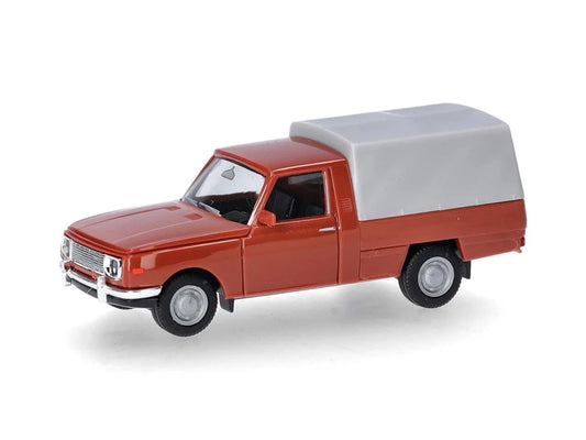 Herpa Wartburg 353 Trans '66 w/Tarpaulin Brown HA420945-002 HO Gauge