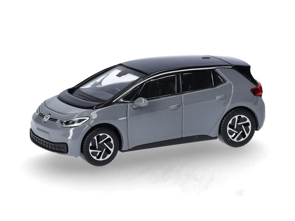 Herpa 421126 VW ID3 Moonstone Grey w/Black Roof HO Gauge