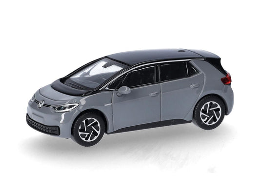 Herpa 421126 VW ID3 Moonstone Grey w/Black Roof HO Gauge