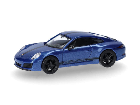 Herpa Porsche 911 (991) Carrera 4 Saphir Blue HA430418-002 HO Gauge