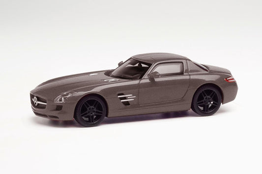Herpa Mercedes Benz SLS AMG Metallic Grey HA430784-002 HO Gauge
