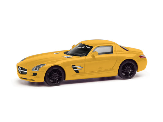 Herpa MB SLS AMG Solar Beam Yellow HA430784-003 HO Gauge