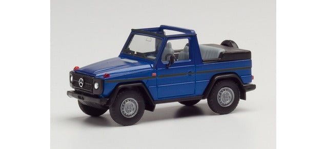 Herpa 430845 MB G Class Cabriolet Metallic Blue HO
