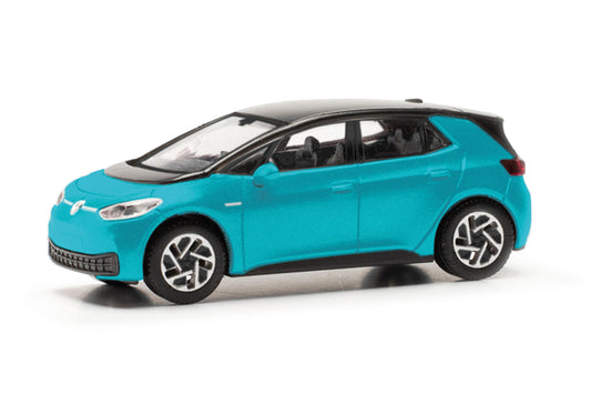 Herpa VW ID.3 Makena Turquoise Black Roof HA431101-002 HO Gauge
