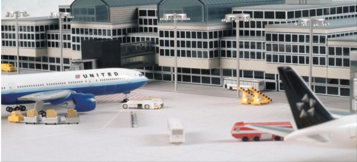 Herpa Wings Scenix - Airport Building Set 1:500 Diecast Model 520362