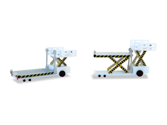 Herpa Container Loaders (2) White HA520621-001 1:500
