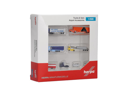 Herpa Trucks/Vans Airport Accessory Set (1:500) HA520652-001