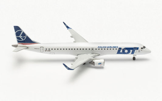 Herpa Embraer E195 LOT Polish Airlines SP-LNM 1:500 HA536325-001