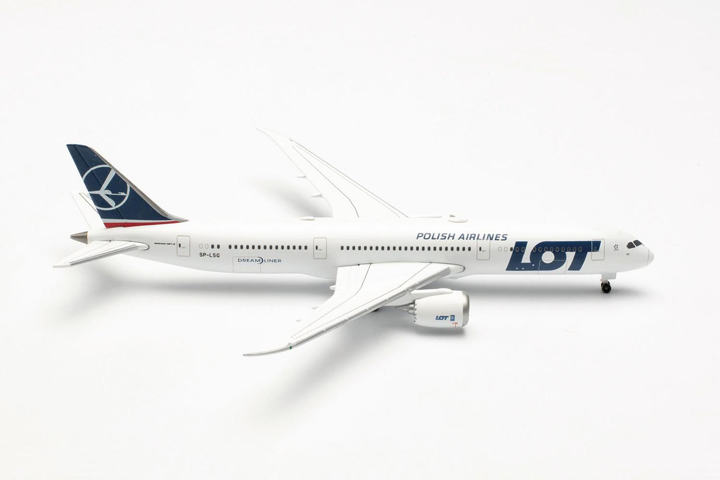 Herpa Wings Boeing 787-9 Dreamliner LOT Polish Airlines SP-LSG (1:500) HA536646 1:500