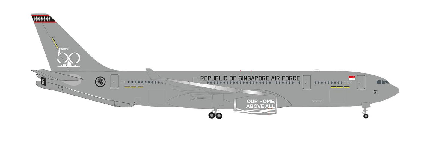 Herpa Wings Airbus A330 MRTT Singapore Air Force 50yrs (1:500) HA536745 1:500